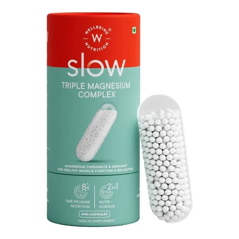 Wellbeing Nutrition Slow Triple Magnesium Complex 60 capsules