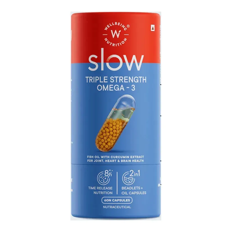 Wellbeing Nutrition Slow Triple Strength Omega-3 60 capsules